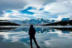 Paesaggio ghiacciaio Patagonia Overland